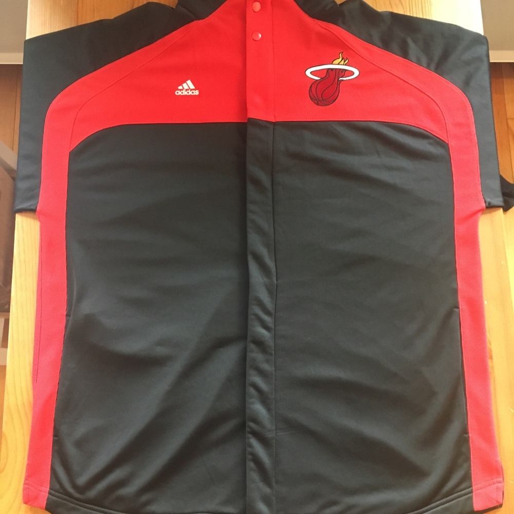 Miami Heat player warm up jacket